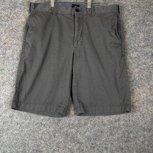J. Crew Re-Imagined Men's 32" Gray Chino Shorts 10" Inseam